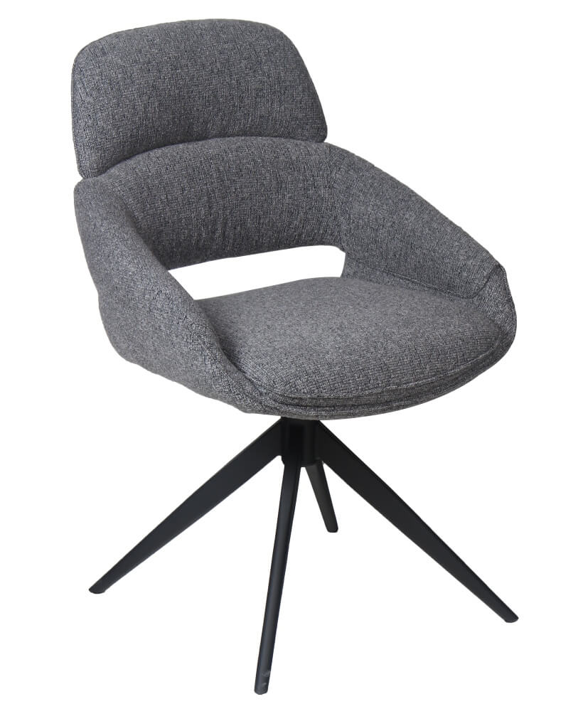 Revival des Design der 60er Jahre – Wie der ikonische Stil heute moderner denn je ist 13 Dunkelgrauer drehstuhl mit wippfunktion und modernem design