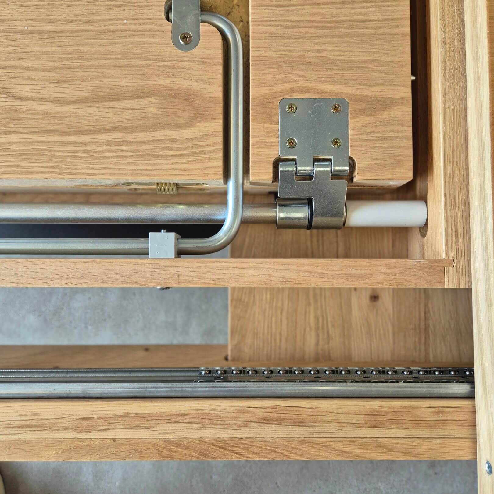 Ausziehmechanik in esstisch holz ausziehbar