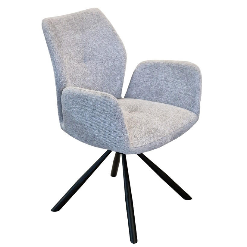 Drehstuhl chris schalenstuhl warm grey 3
