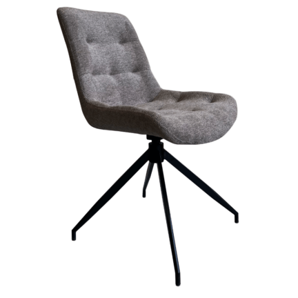 Drehstuhl ella schalenstuhl webstoff blue grey schräg - td