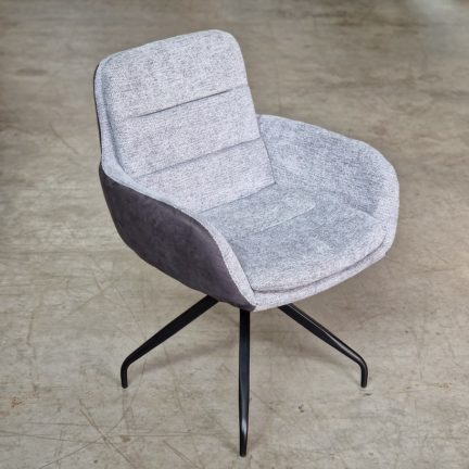 Drehstuhl frank dual schalenstuhl coolgrey