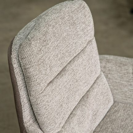Drehstuhl frank dual schalenstuhl warm grey detail