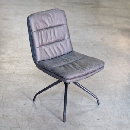 Drehstuhl frank schalenstuhl ohne arm dark grey 2