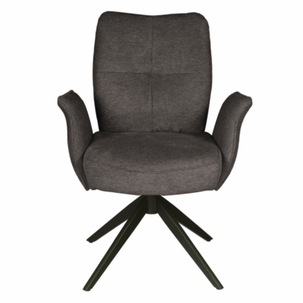 Drehstuhl lars webstoff abnehmbare lehnen, brown grey