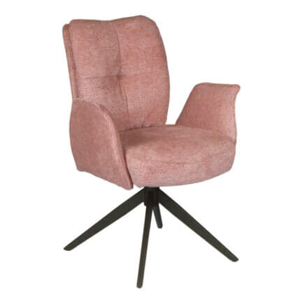 Drehstuhl lars webstoff abnehmbare lehnen, light rose