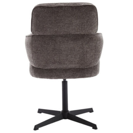 Drehstuhl max bürostuhl 360° drehbar charcoal, rückansicht