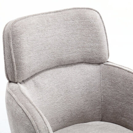 Drehstuhl max bürostuhl 360° drehbar silver lining, detail rückenlehne