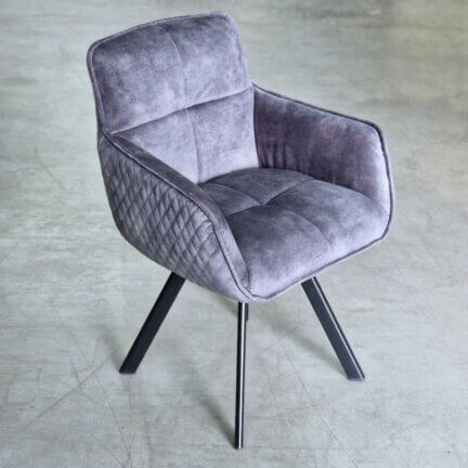 Drehstuhl peter samtbezug anthrazit