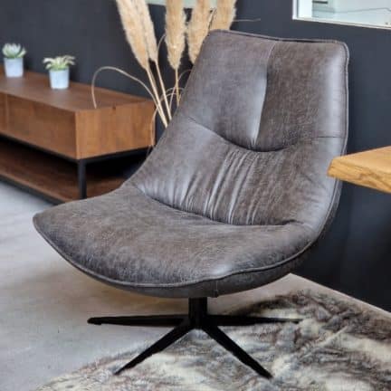 Loungesessel franklin dark grey