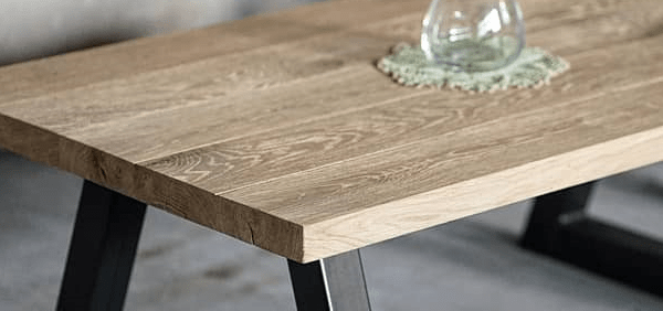 Masssivholz eiche couchtisch klein
