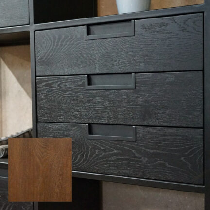 Regal colombo in black (verfügbar in brown, siehe farbmuster)