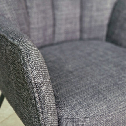 Schalenstuhl kevin anthracite detail