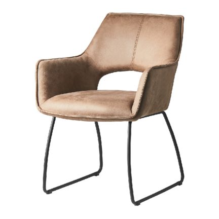 Zeitlos im design und bequem im sitzen - farbe brown
