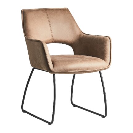 Zeitlos im design und bequem im sitzen - farbe brown