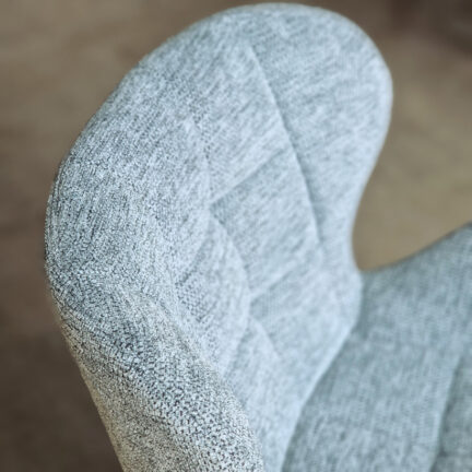 Schalenstuhl simon mineral blue detail