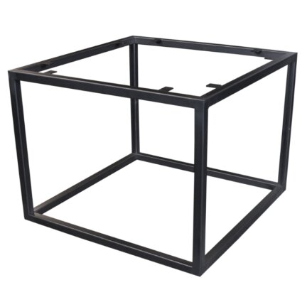 Tischgestell couch cube stahl schwarz quadratisch td