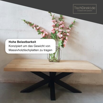 Tischgestell couch spider stahl belastbarkeit td