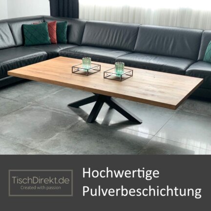 Tischgestell couch spider stahl pulverbeschichtung td