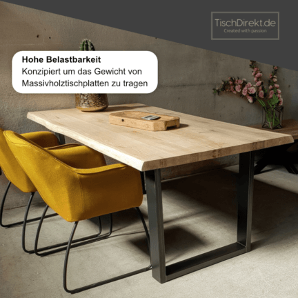 Tischgestell light u stahl belastbarkeit