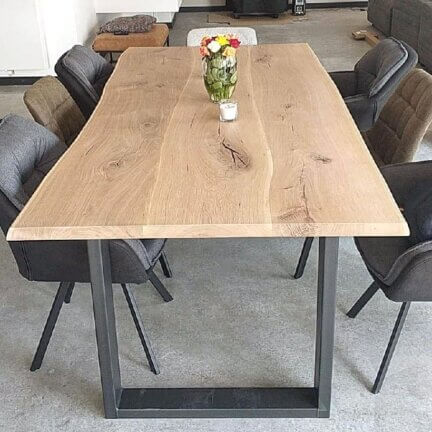 Tischgestell light u stahl +chalet e lasiert anwendungsbeispiel