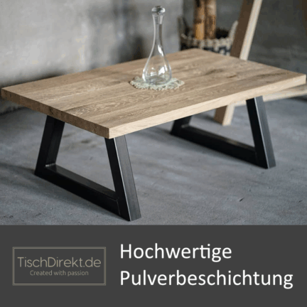 Tischgestell trapez stahl pulverbeschichtung td