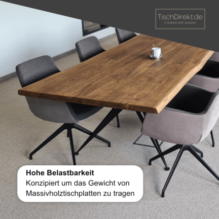 Tischgestell ultra light 3d spider long stahl hohe belastbarkeit