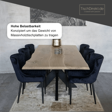 Tischgestelle light spider stahl belastbarkeit