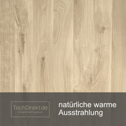 Tischplatte chalet a 30 mm eiche oval geschliffen abgerundete schweizer kante wirkung td