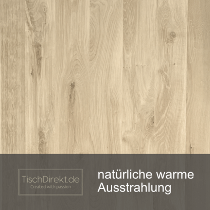 Tischplatte chalet g 30 mm eiche rund geschliffen gerade kante ausstrahlung td