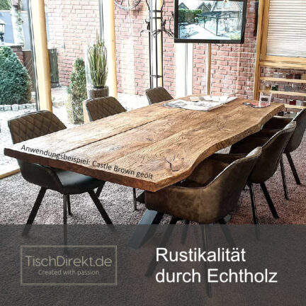 Tischplatte loft e eiche massiv baumkante