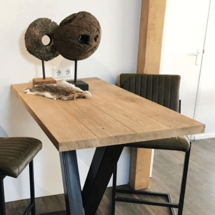 Tischplatte loft g kleinformat gebürstet eiche gerade kante anwendungsbeispiel td 2